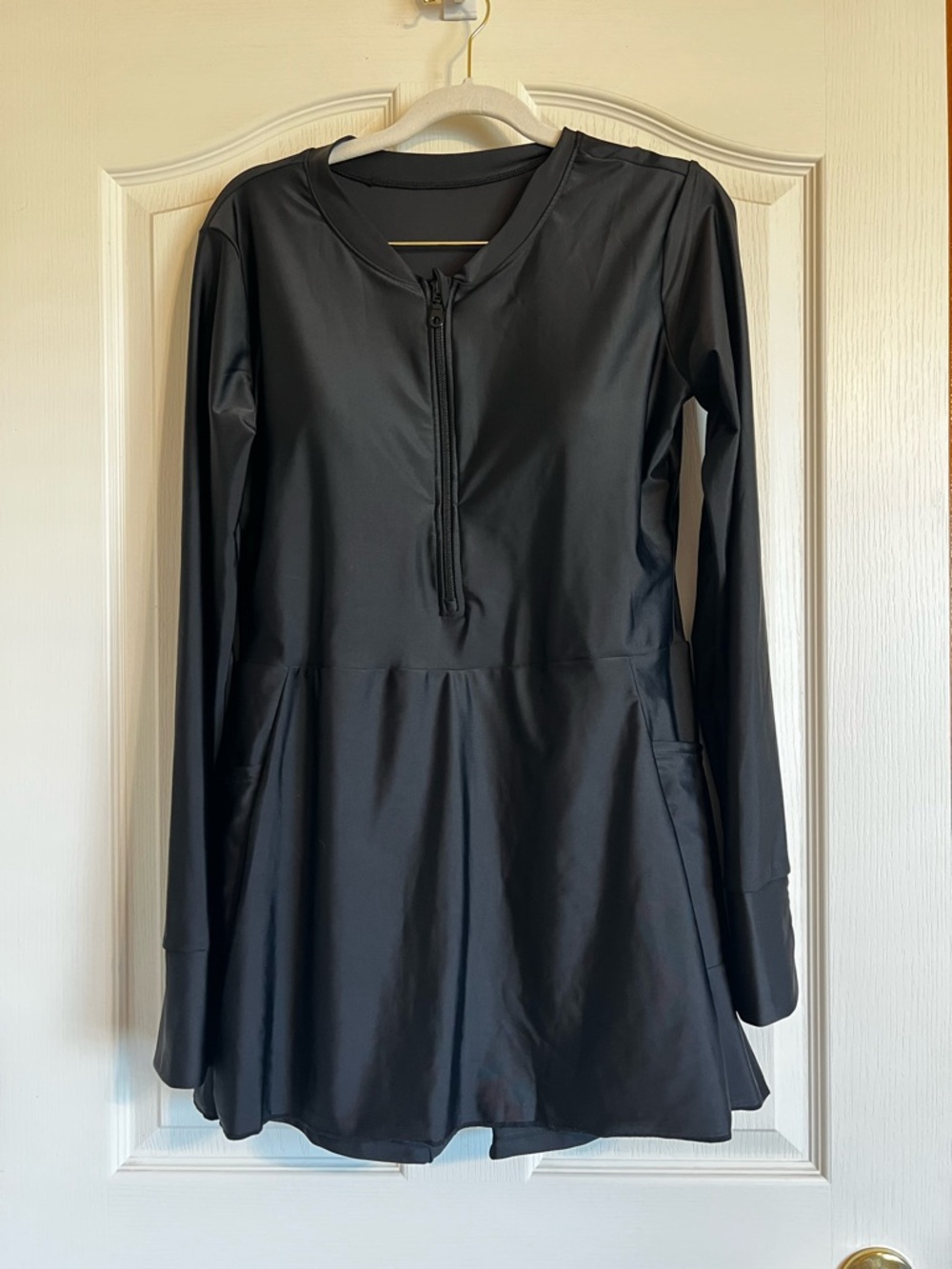 Long Sleeve Black Swimsuit